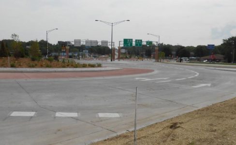 Mason Street Completed Roundabout