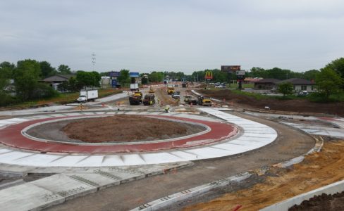 4-Roundabout-paving-sequence-looking-north